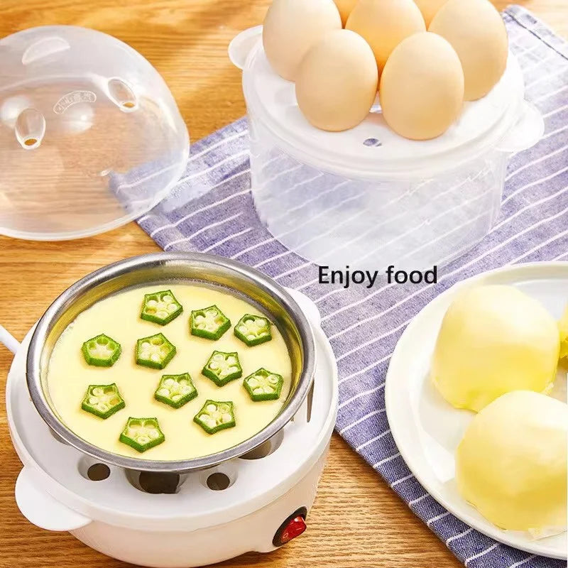 Multifunctional Egg Boiler Electric Egg Steamer Cooking Breakfast Machine - Cheerful Home Finds