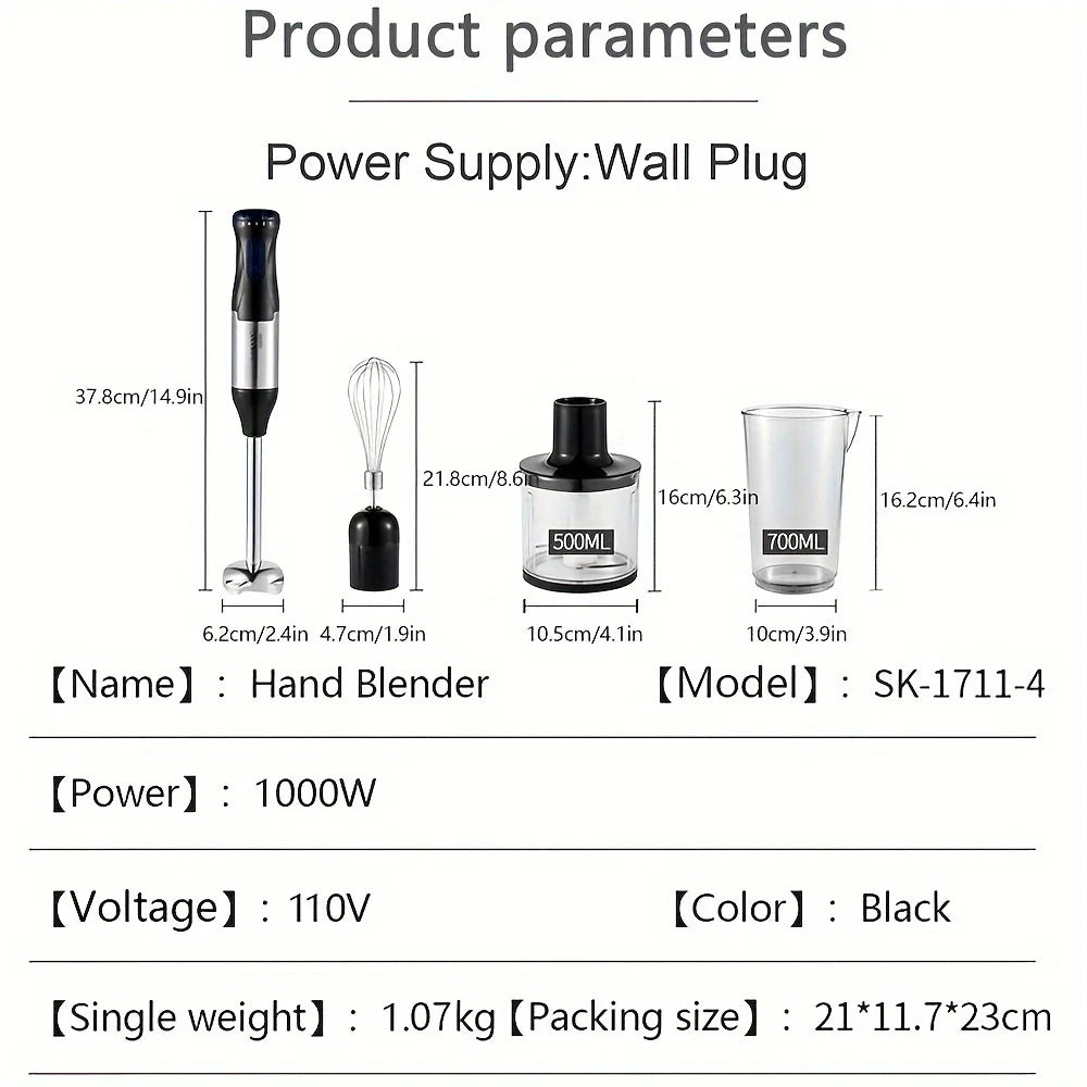 SK-1711-4 Multi-Functional Household Cooking Machine Mixer - Cheerful Home Finds