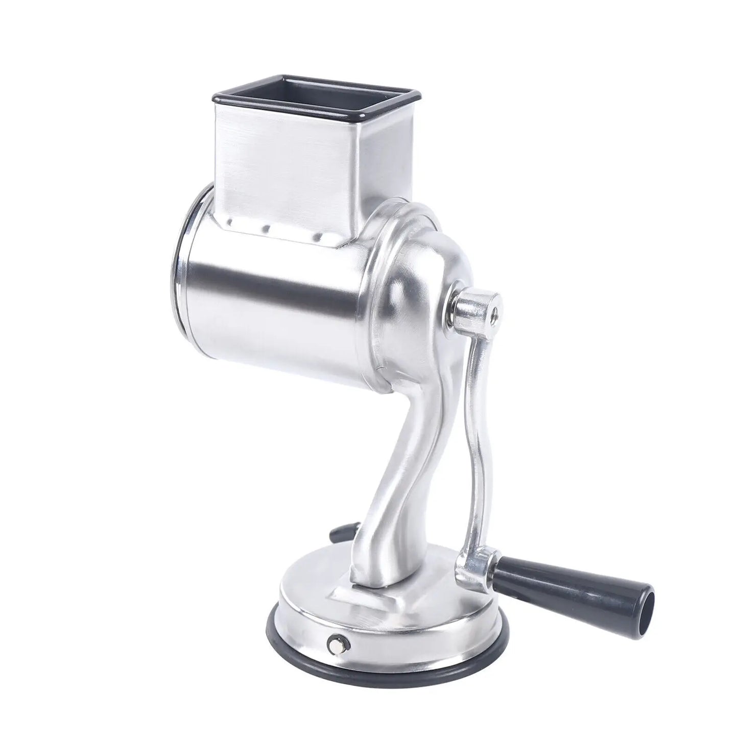 Stainless Steel Rotary Vegetable Cheese Grater Potato Slicer Handheld Grater with 5 Blades Dishwasher Safe - Cheerful Home Finds