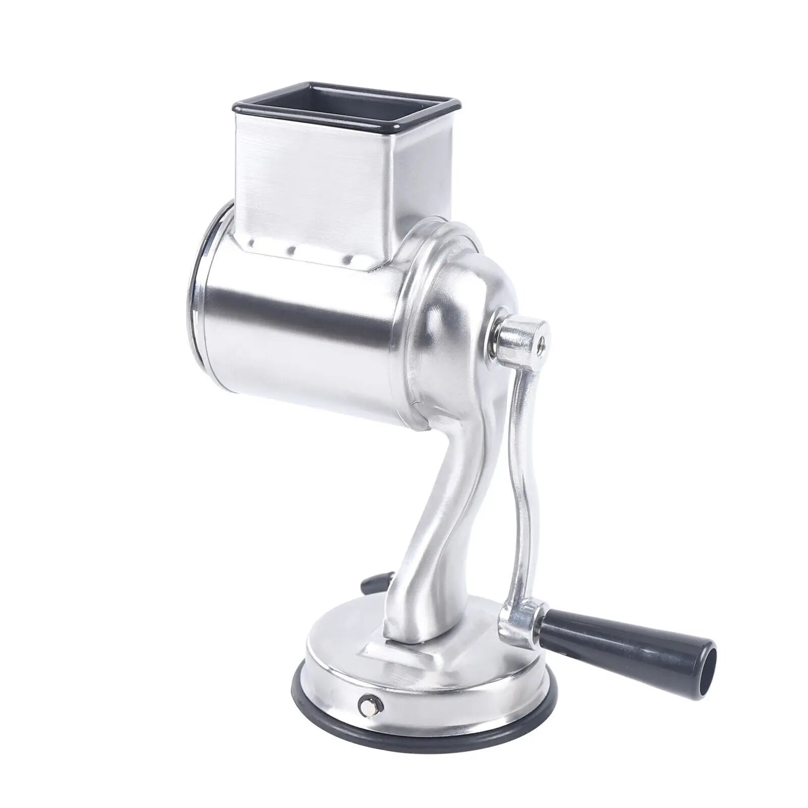 Stainless Steel Rotary Vegetable Cheese Grater Potato Slicer Handheld Grater with 5 Blades Dishwasher Safe - Cheerful Home Finds