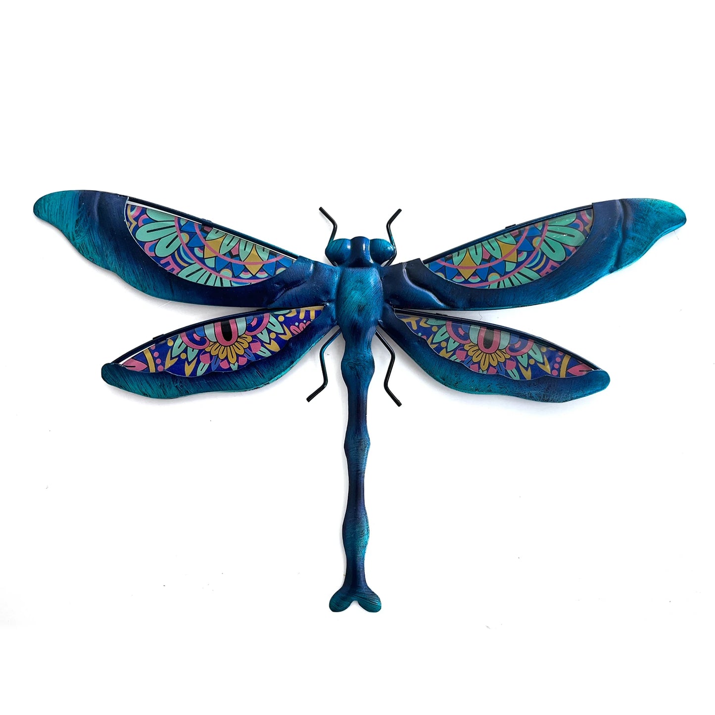 Metal Dragonfly Wall Art Outdoor Dragonfly Wall Decor - Cheerful Home Finds