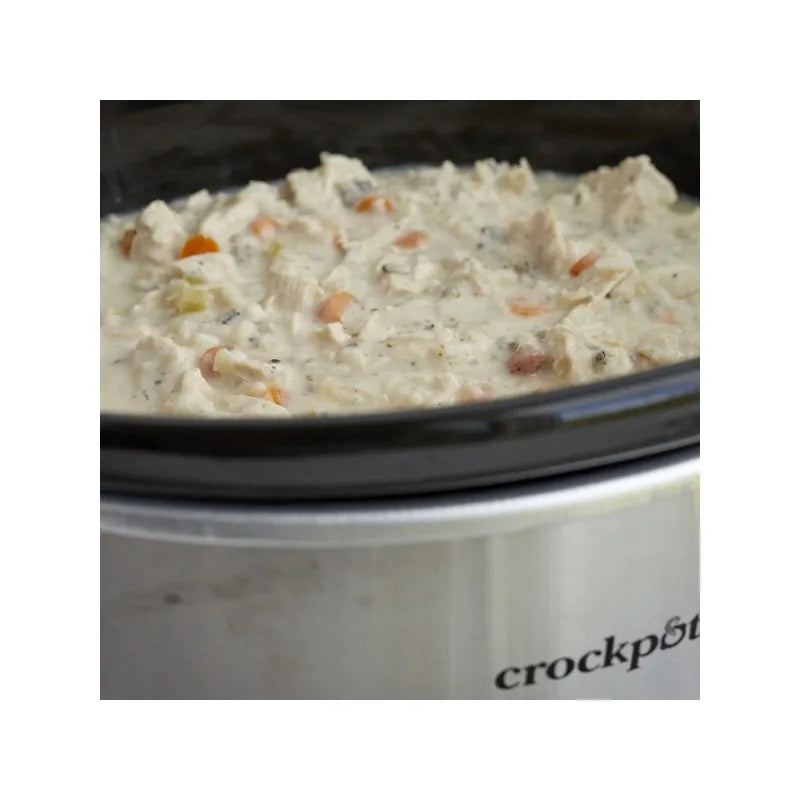 Crockpot 7 Quart Slow Cooker Manual Stainless Steel HAOYUNMA Capacity Over 6L 120V