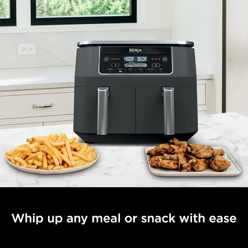 Ninja DZ201 Foodi 8 Quart 6-in-1 DualZone Air Fryer - Cheerful Home Finds