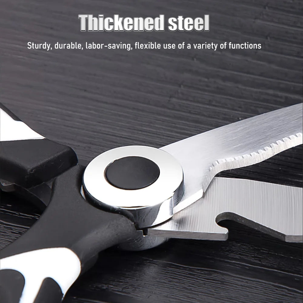 Multifunctional Scissors Kitchen Stainless Steel Scissors - Cheerful Home Finds