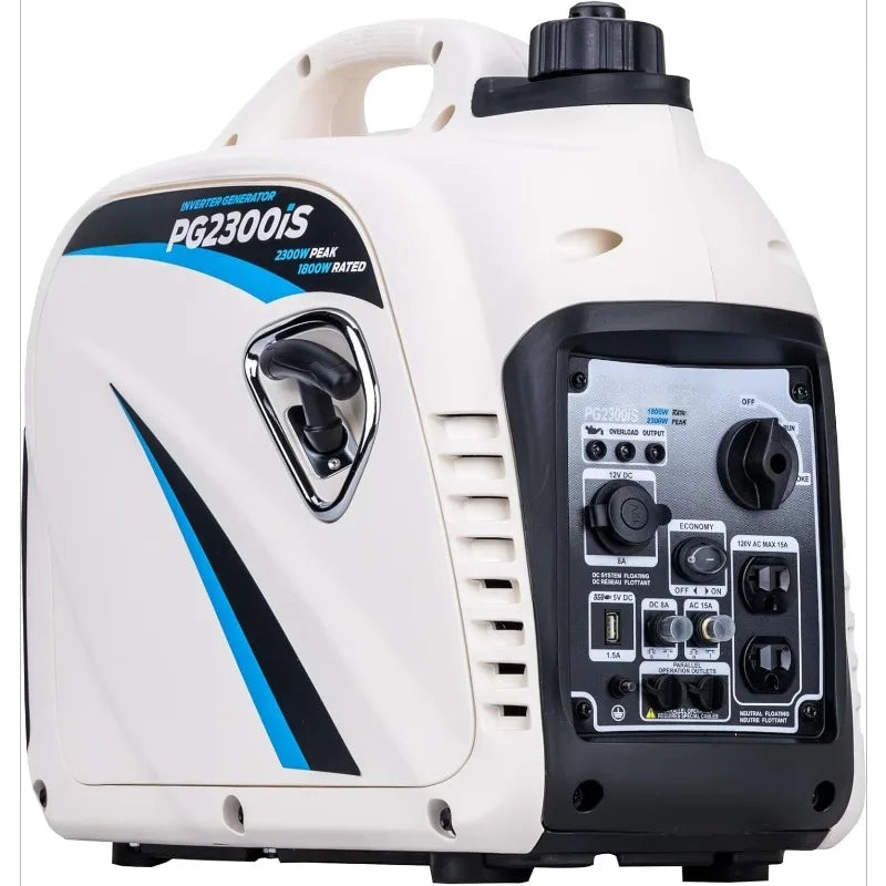 Pulsar PG2300iS 2300W Portable Super Quiet Gas Powered Inverter Generator with USB Outlet and Parallel Capability CARB Compliant - Cheerful Home Finds