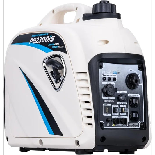 Pulsar PG2300iS 2300W Portable Super Quiet Gas Powered Inverter Generator with USB Outlet and Parallel Capability CARB Compliant - Cheerful Home Finds
