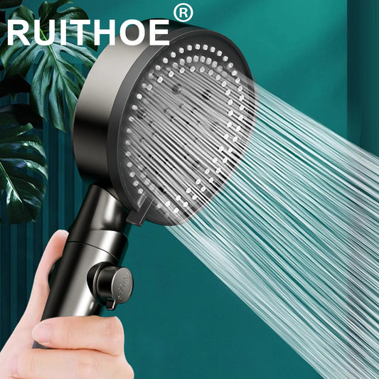 10 Modes Handheld High-Pressure Water Saver Showerhead - Cheerful Home Finds