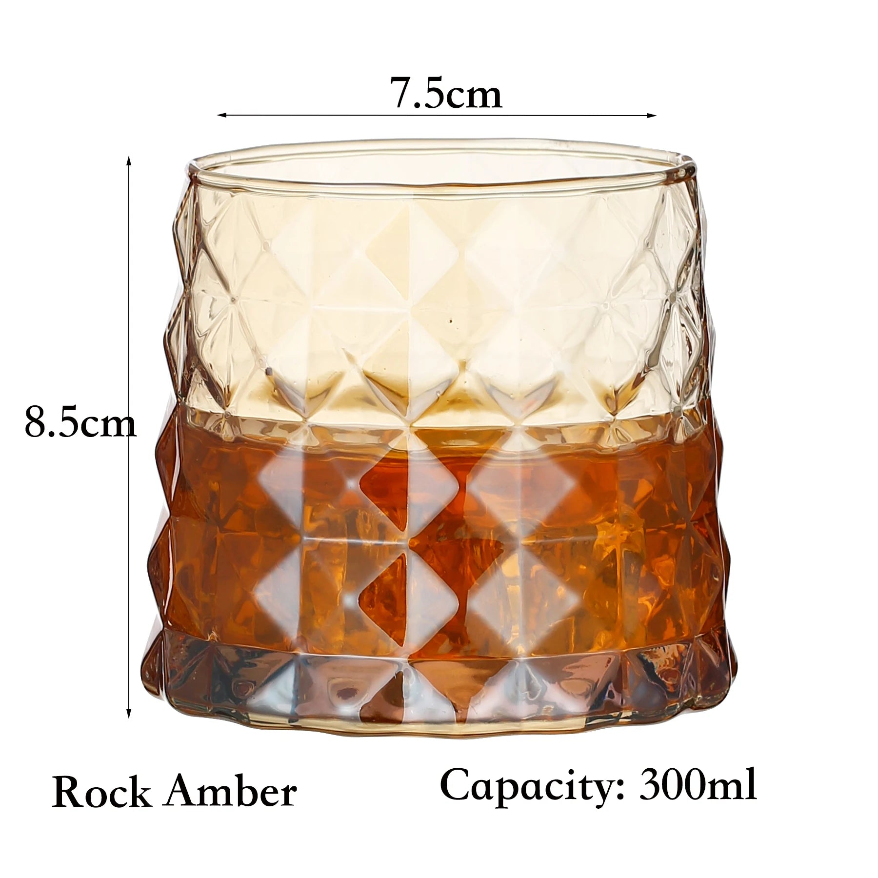 1PCS Whiskey Glass, Old Fashioned Rocks Glasses Tumblers - Cheerful Home Finds