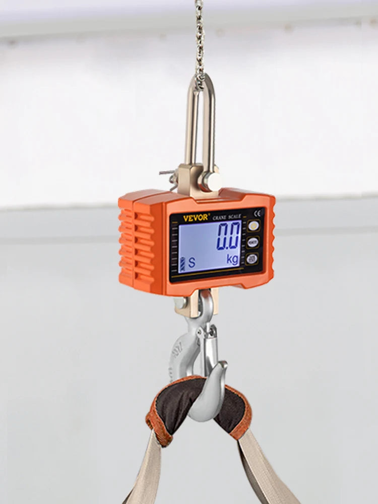 VEVOR 1000KG Aluminum Digital Crane Scale Heavy Duty - Cheerful Home Finds