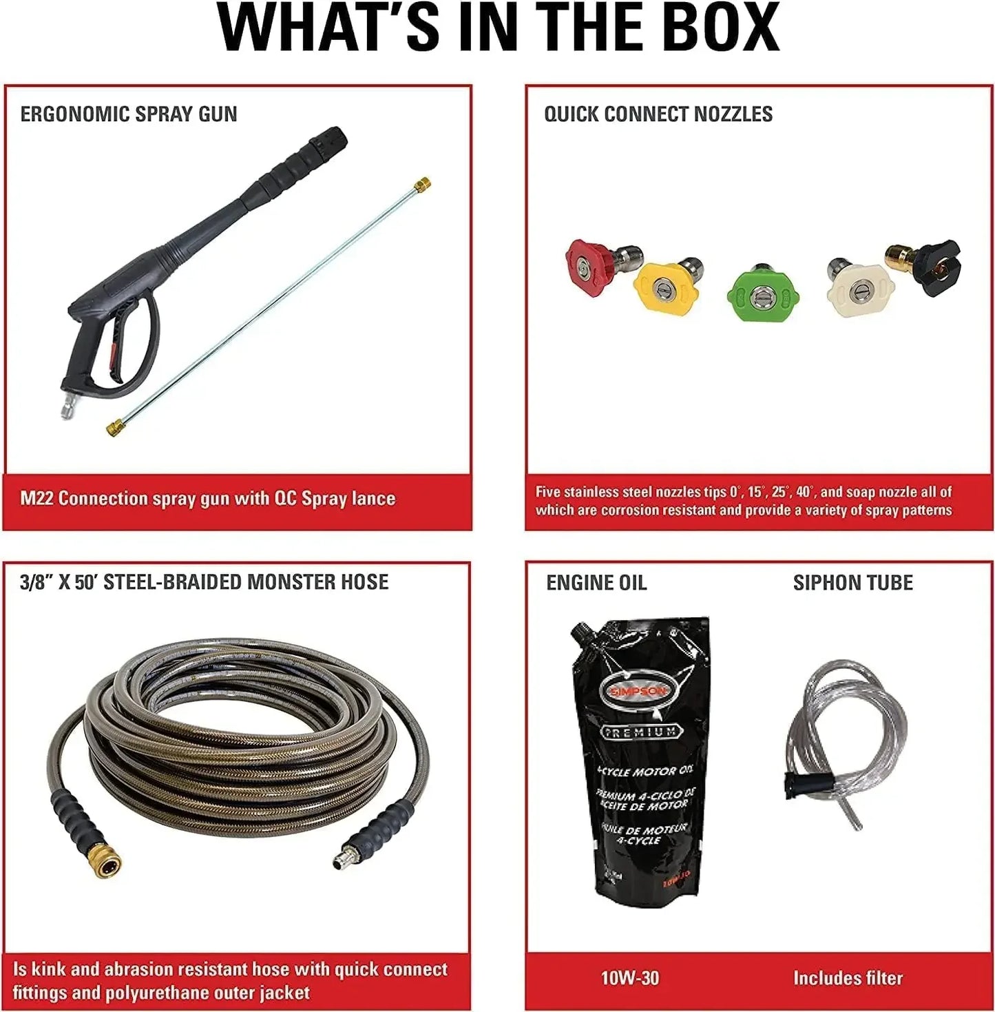 SIMPSON Cleaning PS60843 PowerShot 4400 PSI Gas Washer - Cheerful Home Finds