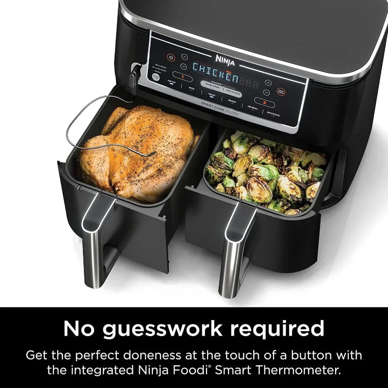 Ninja DZ201 Foodi 8 Quart 6-in-1 DualZone Air Fryer - Cheerful Home Finds