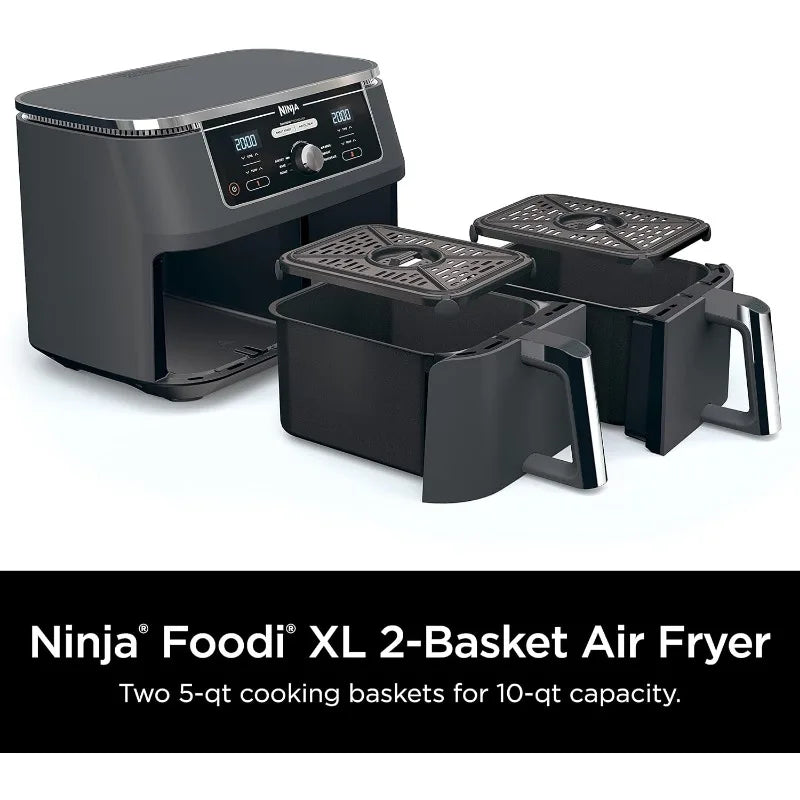 Ninja DZ201 Foodi 8 Quart 6-in-1 DualZone Air Fryer - Cheerful Home Finds