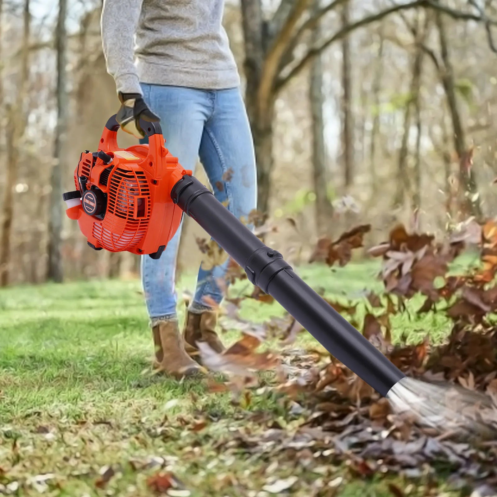 Gas Leaf Blower 25.4CC 2-Stroke Commercial Handheld Tool - Cheerful Home Finds