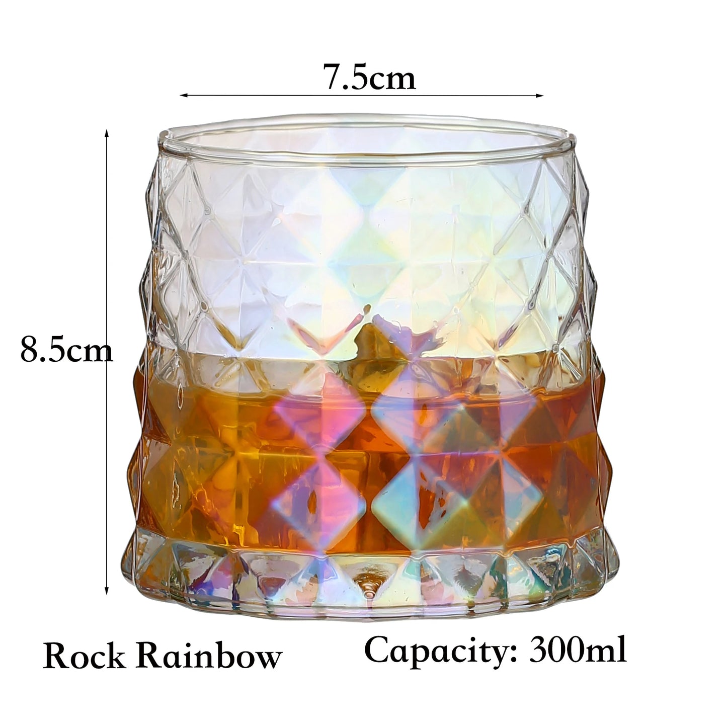 1PCS Whiskey Glass, Old Fashioned Rocks Glasses Tumblers - Cheerful Home Finds