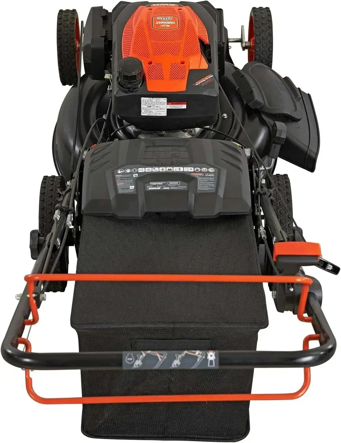 22 Inch 201cc Select PACE 6 Speed CVT High Wheel RWD 3 in 1 Gas Walk Behind Self Propelled Lawn Mower Black