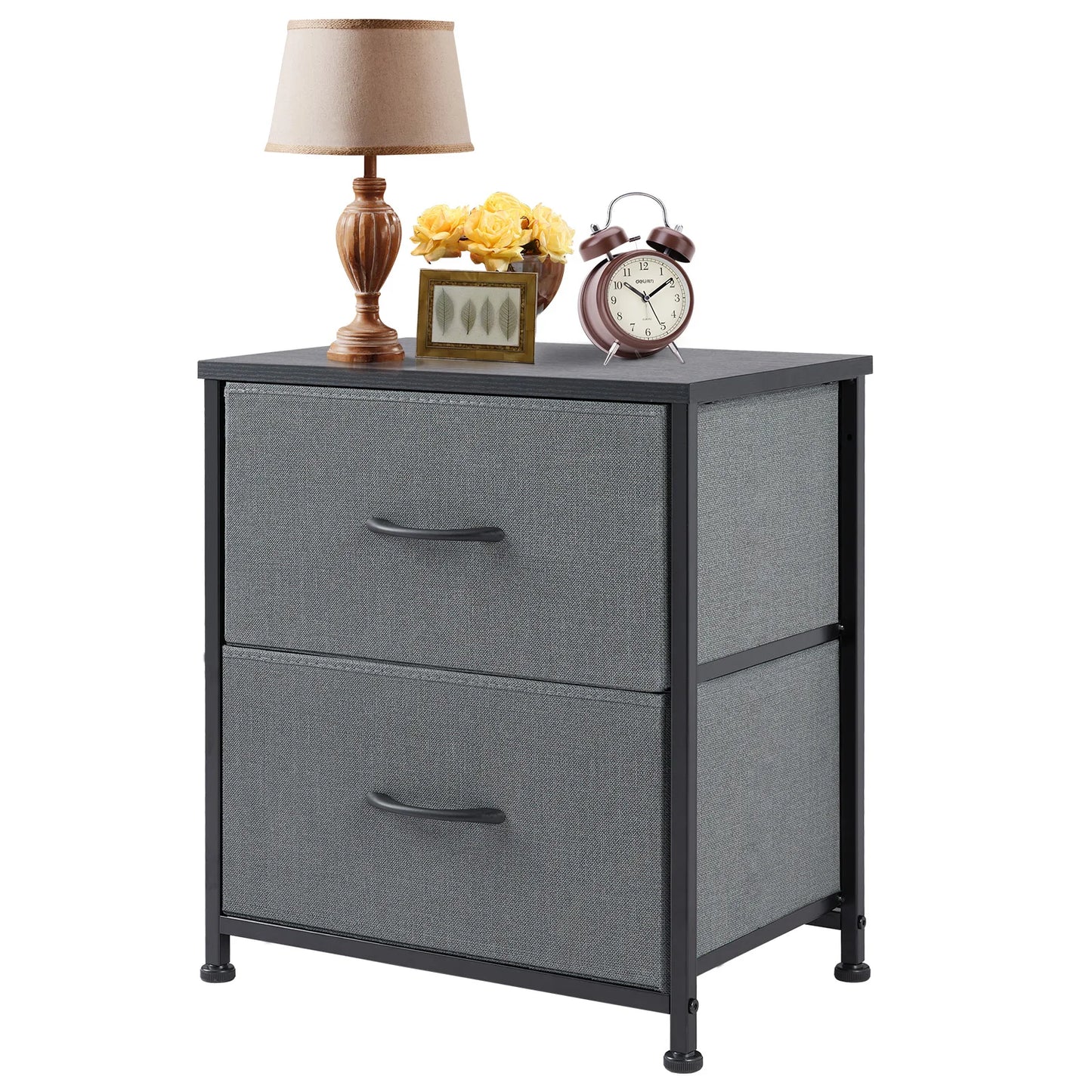 JHK Nightstand Bedside Coffee Sofa Tea Table Storage Chest - Cheerful Home Finds