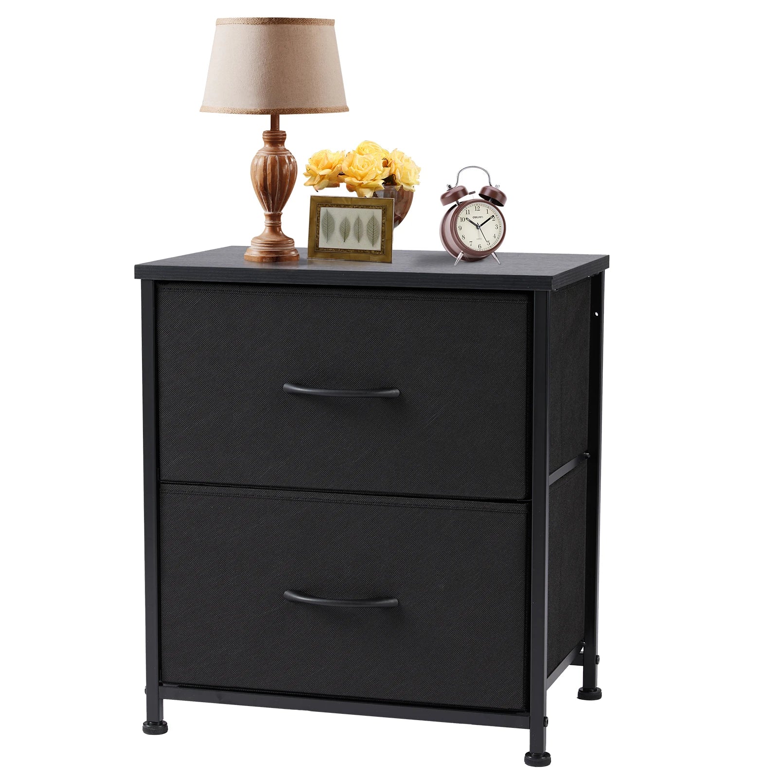 JHK Nightstand Bedside Coffee Sofa Tea Table Storage Chest - Cheerful Home Finds