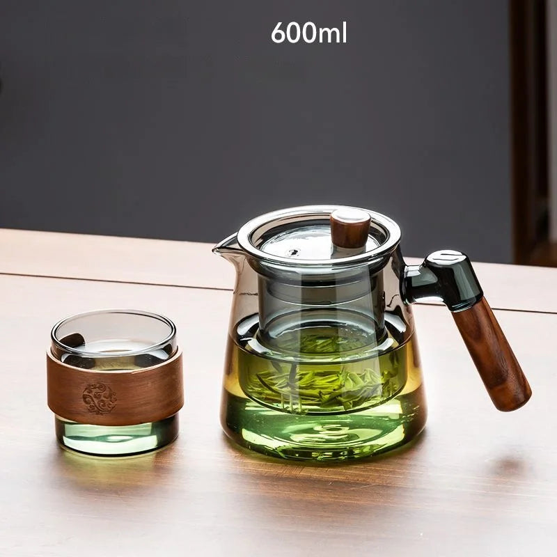 GIANXI Coffee Pot Family Glass Teapot Set with Teacups - Cheerful Home Finds