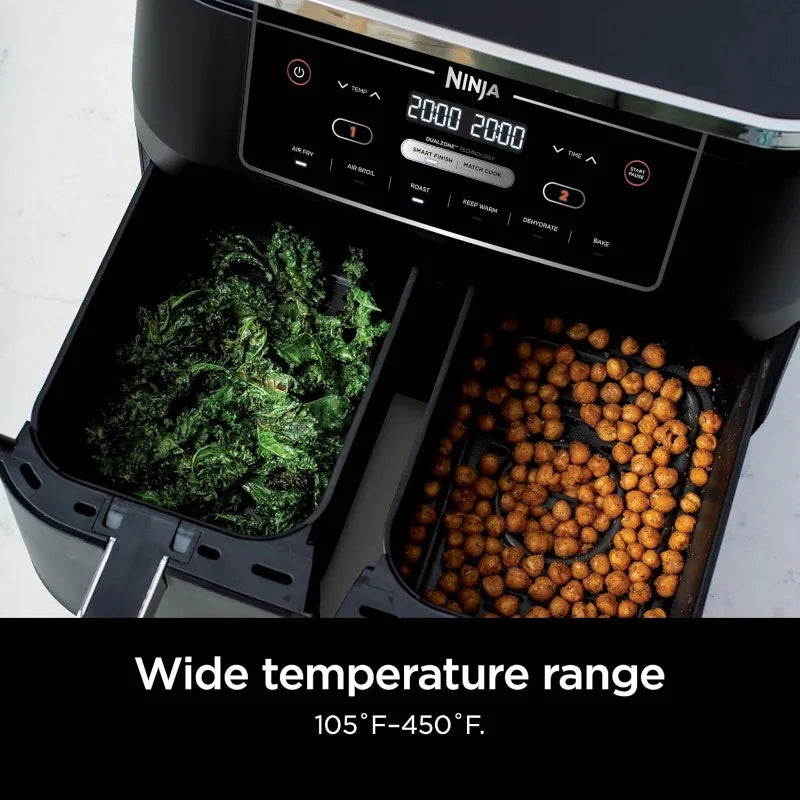 Ninja DZ201 Foodi 8 Quart 6-in-1 DualZone Air Fryer - Cheerful Home Finds