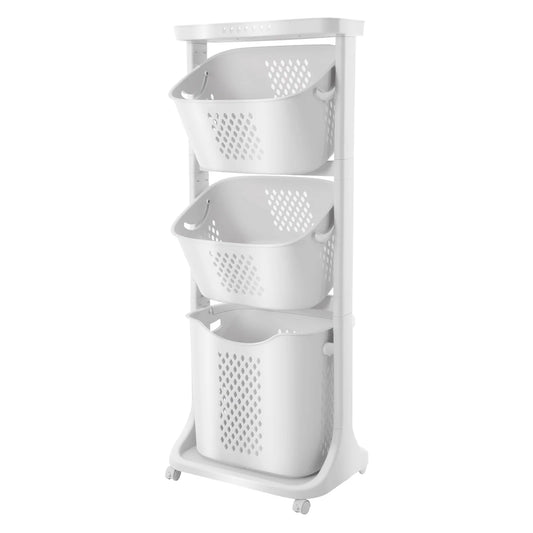 Hanging Laundry Baskets – Vertical Organizer for Towels, Clothes - Cheerful Home Finds