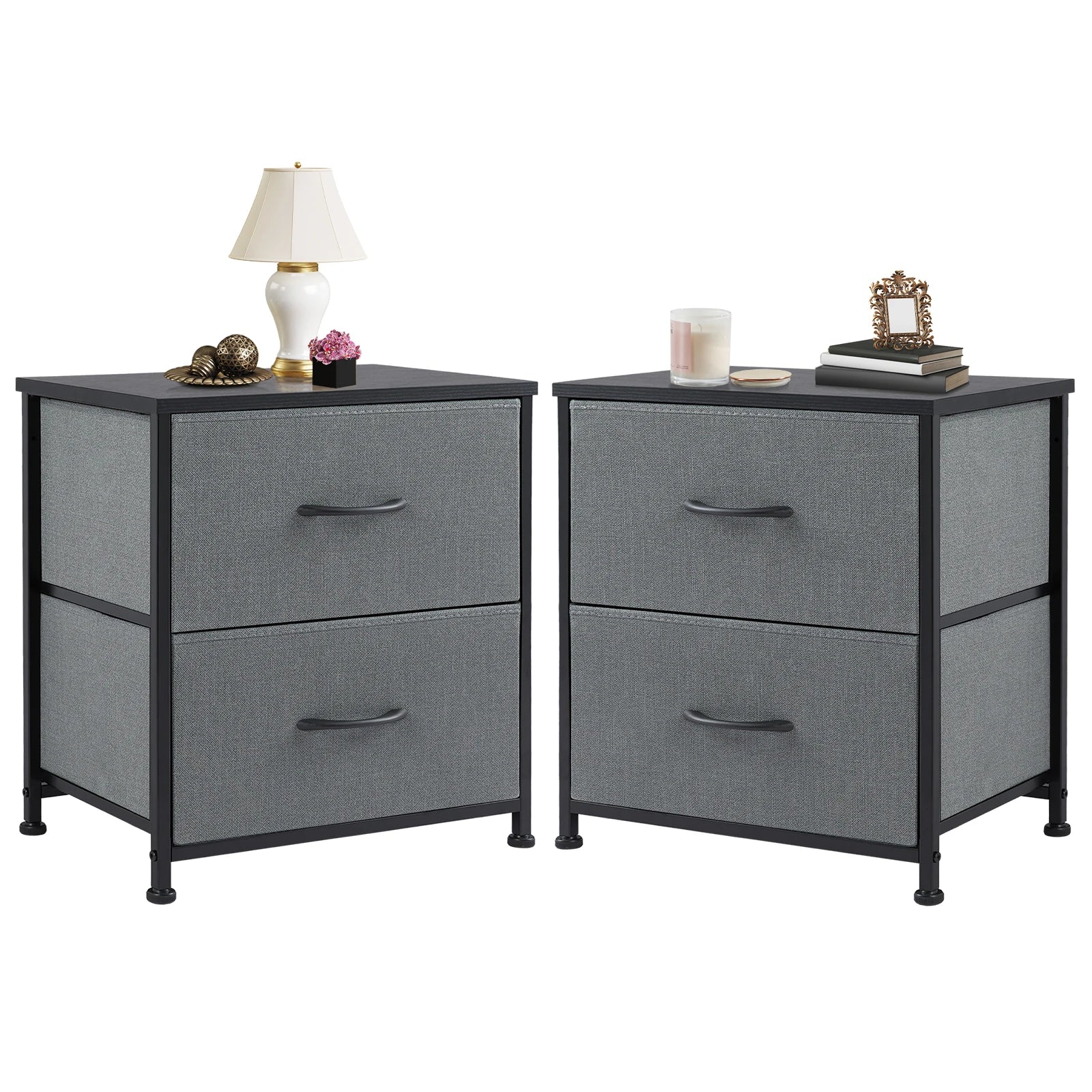 JHK Nightstand Bedside Coffee Sofa Tea Table Storage Chest - Cheerful Home Finds