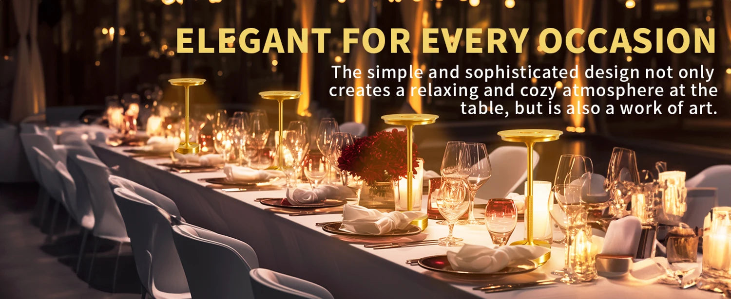 Wierless Simple Charging LED Desk Lamp Retro Portable USB - Cheerful Home Finds