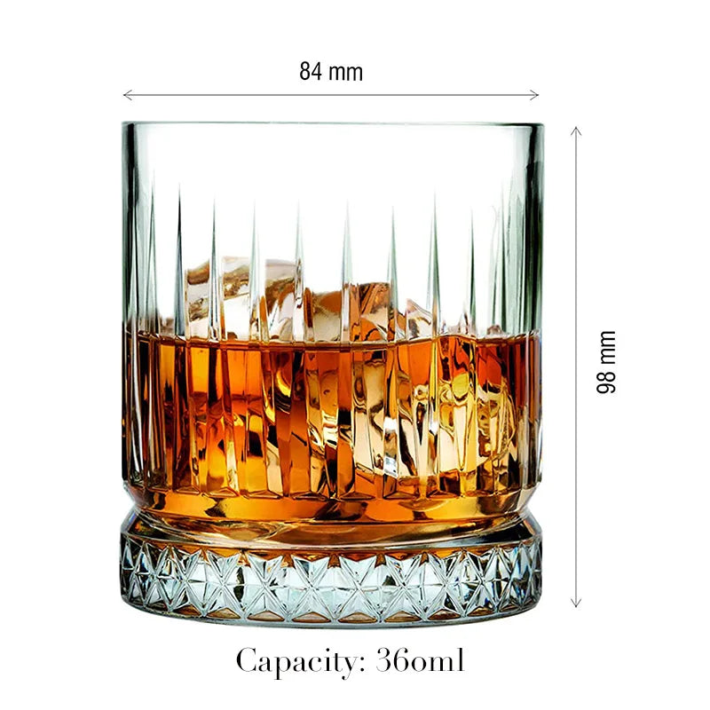1PCS Whiskey Glass, Old Fashioned Rocks Glasses Tumblers - Cheerful Home Finds