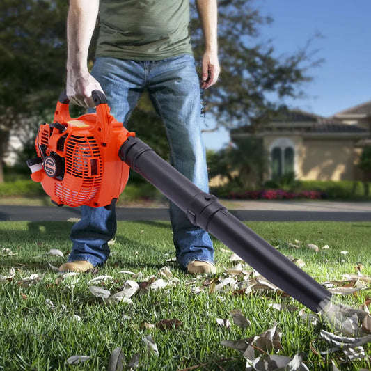 Gas Leaf Blower 25.4CC 2-Stroke Commercial Handheld Tool - Cheerful Home Finds