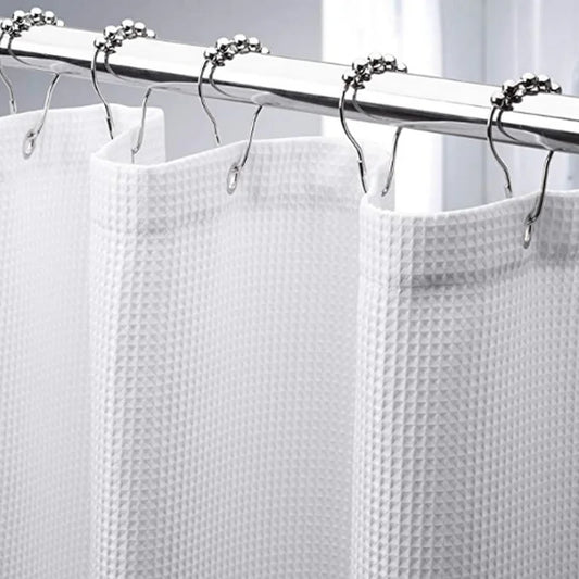 Minghe Fabric Shower Curtain Heavy Duty Cloth 230 gsm - Cheerful Home Finds