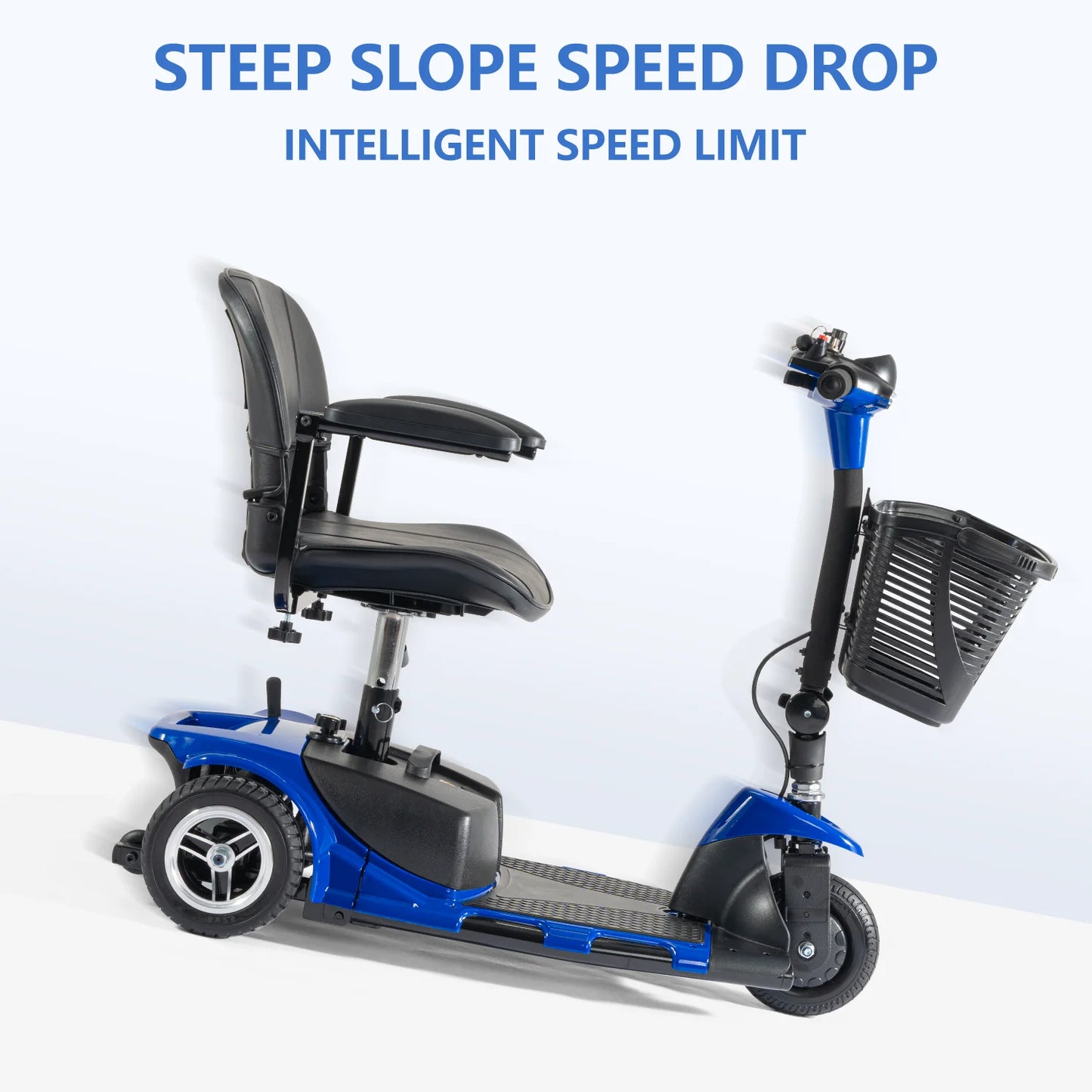 Electric Mobility Scooter Three Wheel Portable Foldable For Adult Elderly Disabled Outdoor Sport