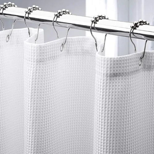 Minghe Fabric Shower Curtain Heavy Duty Cloth 230 gsm - Cheerful Home Finds