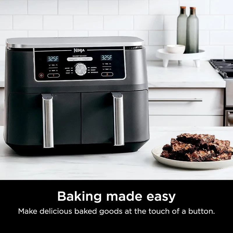 Ninja DZ201 Foodi 8 Quart 6-in-1 DualZone Air Fryer - Cheerful Home Finds