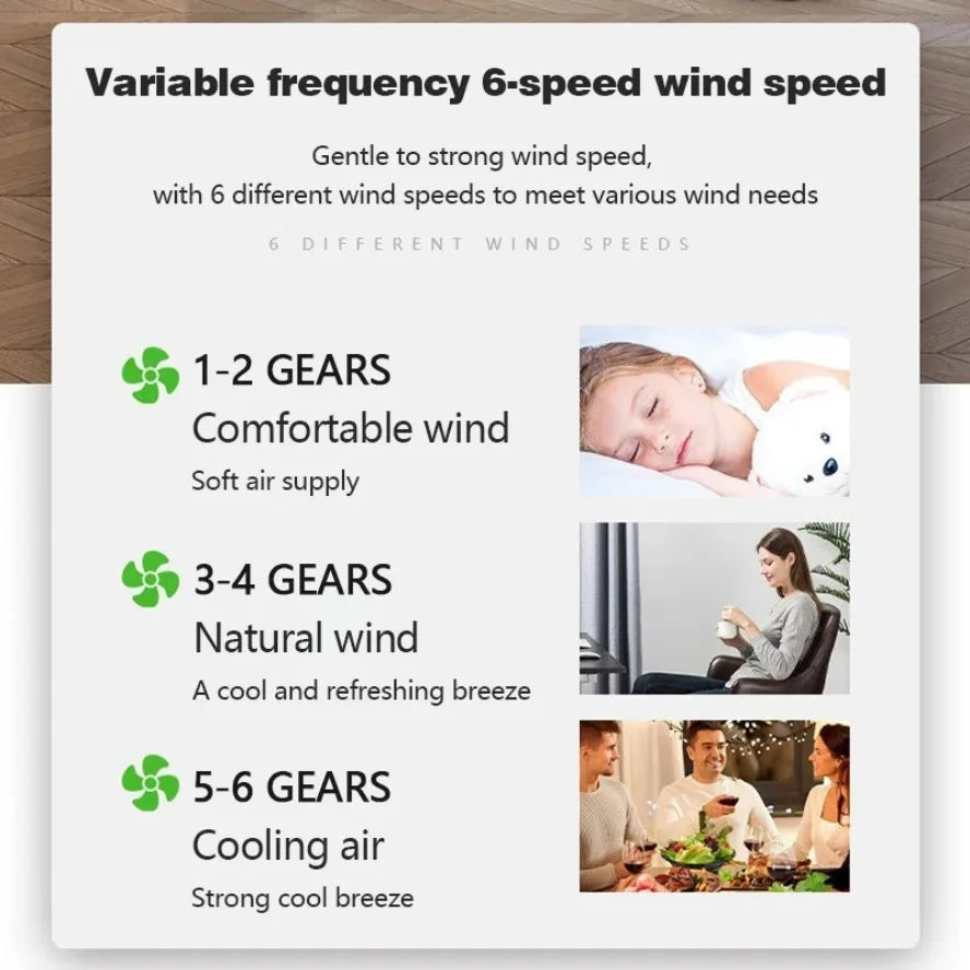 Modern LED Ceiling Fan Light Invisible Leafless Low Decibel Remote Dimming Fan for Bedroom and Living Room - Cheerful Home Finds