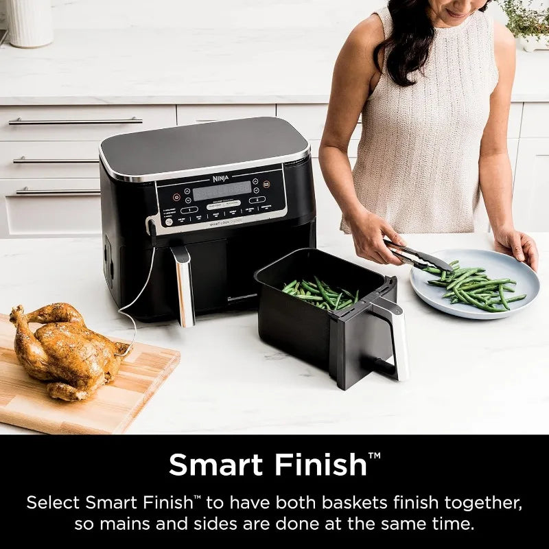 Ninja DZ201 Foodi 8 Quart 6-in-1 DualZone Air Fryer - Cheerful Home Finds