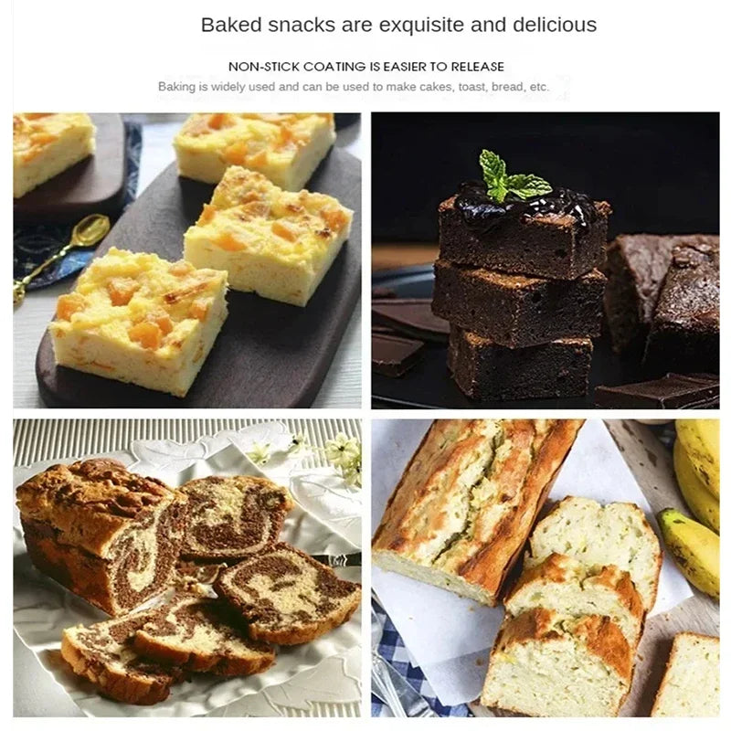 Non Stick Brownie Pan with Dividers Carbon Steel Bakeware - Cheerful Home Finds