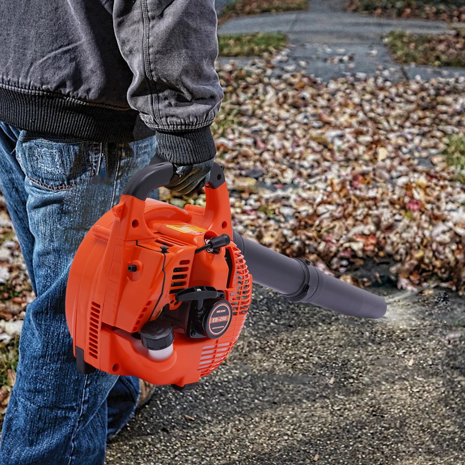 Gas Leaf Blower 25.4CC 2-Stroke Commercial Handheld Tool - Cheerful Home Finds