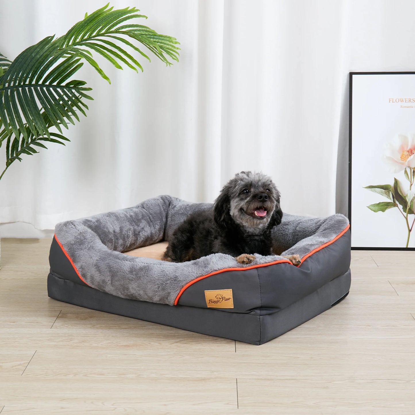 L XL 2XL 3XL Dog Bed Super Soft Orthopedic Foam Pet Bed - Cheerful Home Finds