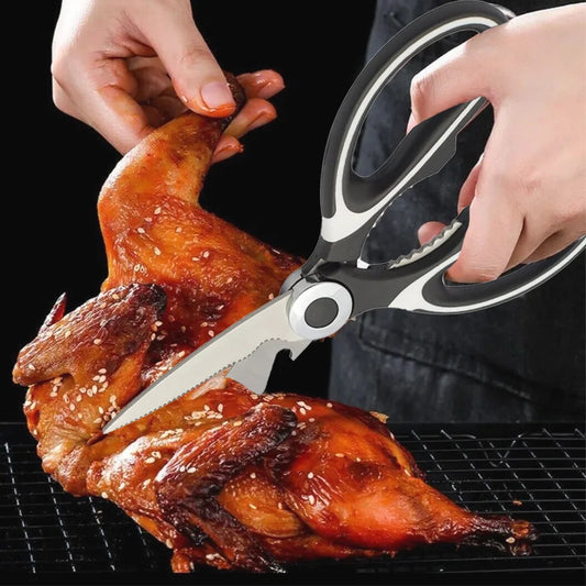 Multifunctional Scissors Kitchen Stainless Steel Scissors - Cheerful Home Finds