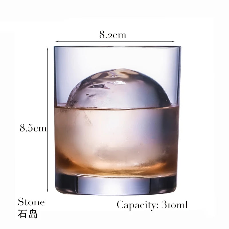 1PCS Whiskey Glass, Old Fashioned Rocks Glasses Tumblers - Cheerful Home Finds