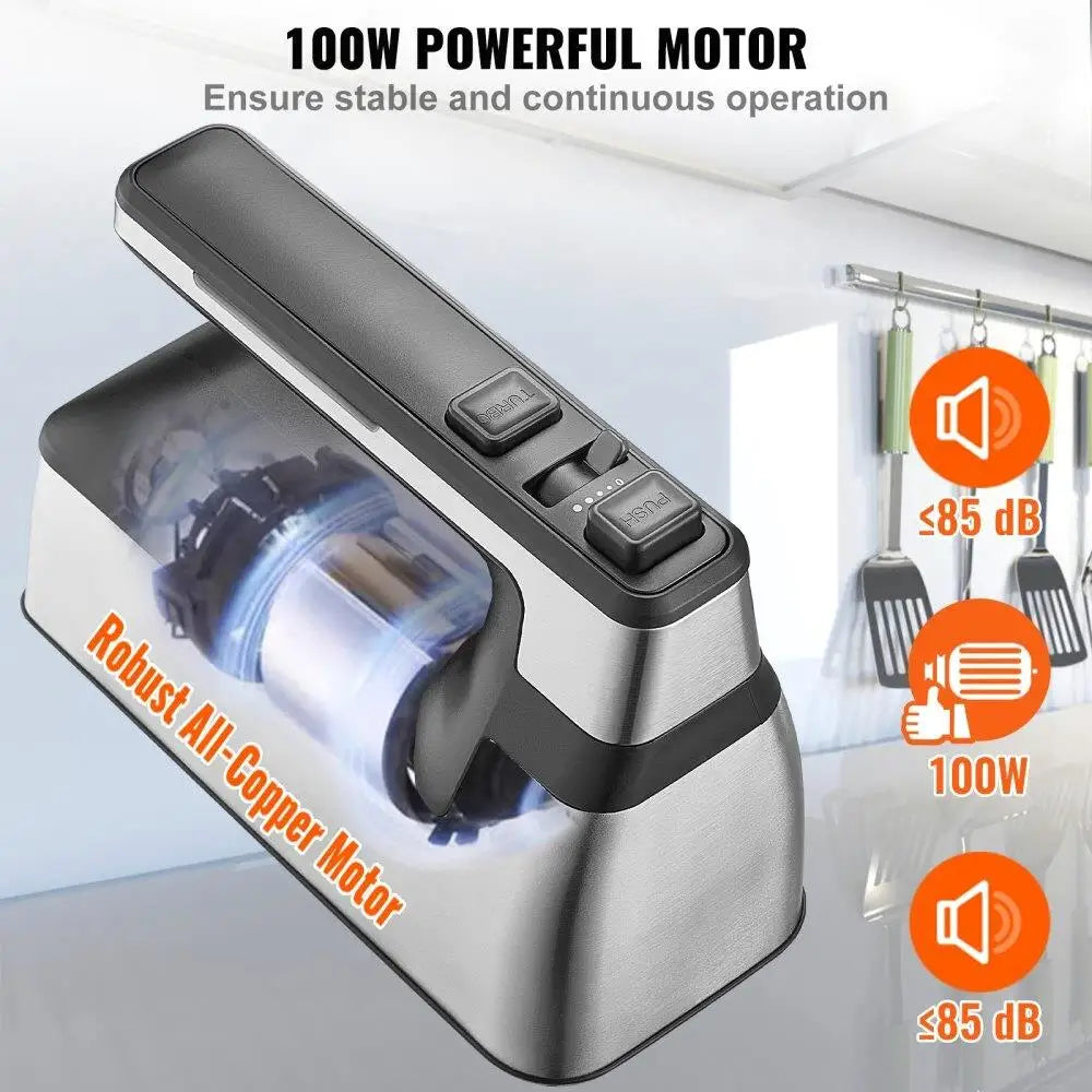 Cordless Electric Hand Mixer 250W with Turbo Boost Beaters - Cheerful Home Finds