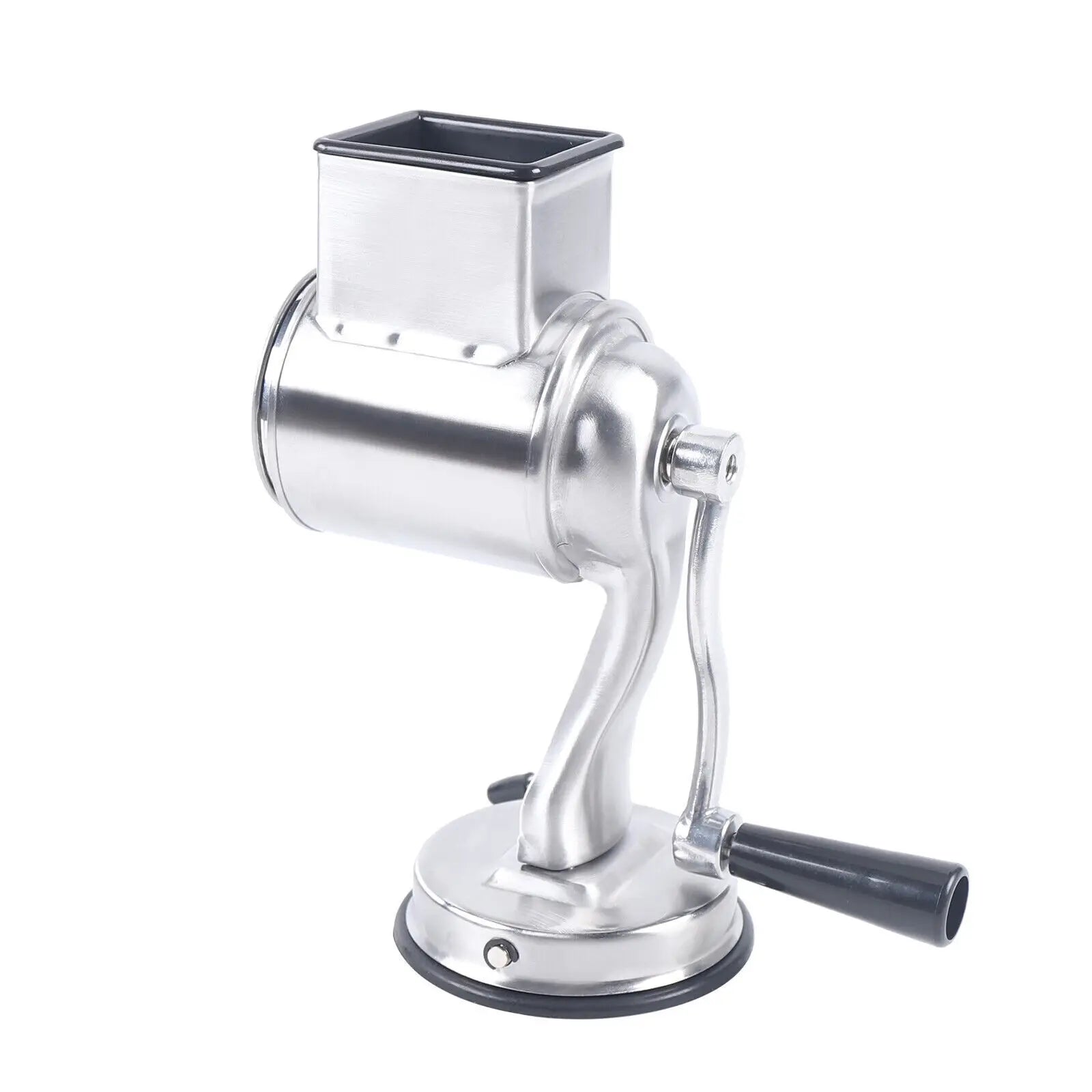 Stainless Steel Rotary Vegetable Cheese Grater Potato Slicer Handheld Grater with 5 Blades Dishwasher Safe - Cheerful Home Finds