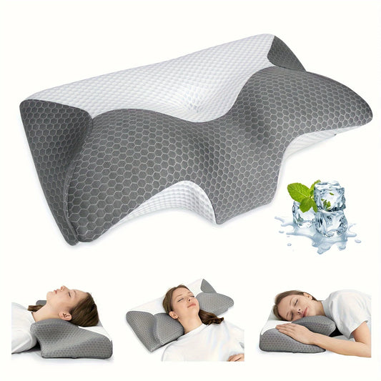 Cervical Memory Foam Pillow Pillows For Neck Shoulder Pain - Cheerful Home Finds