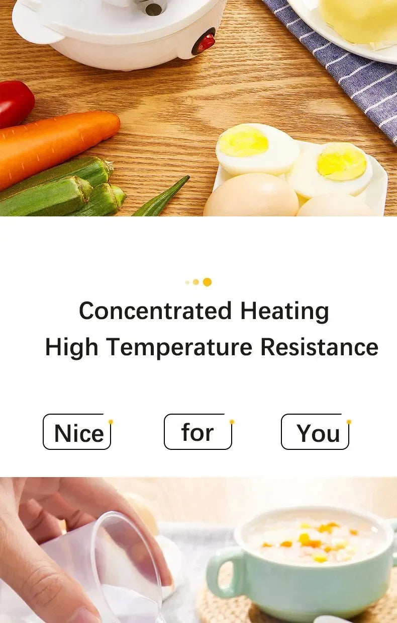 Multifunctional Egg Boiler Electric Egg Steamer Cooking Breakfast Machine - Cheerful Home Finds