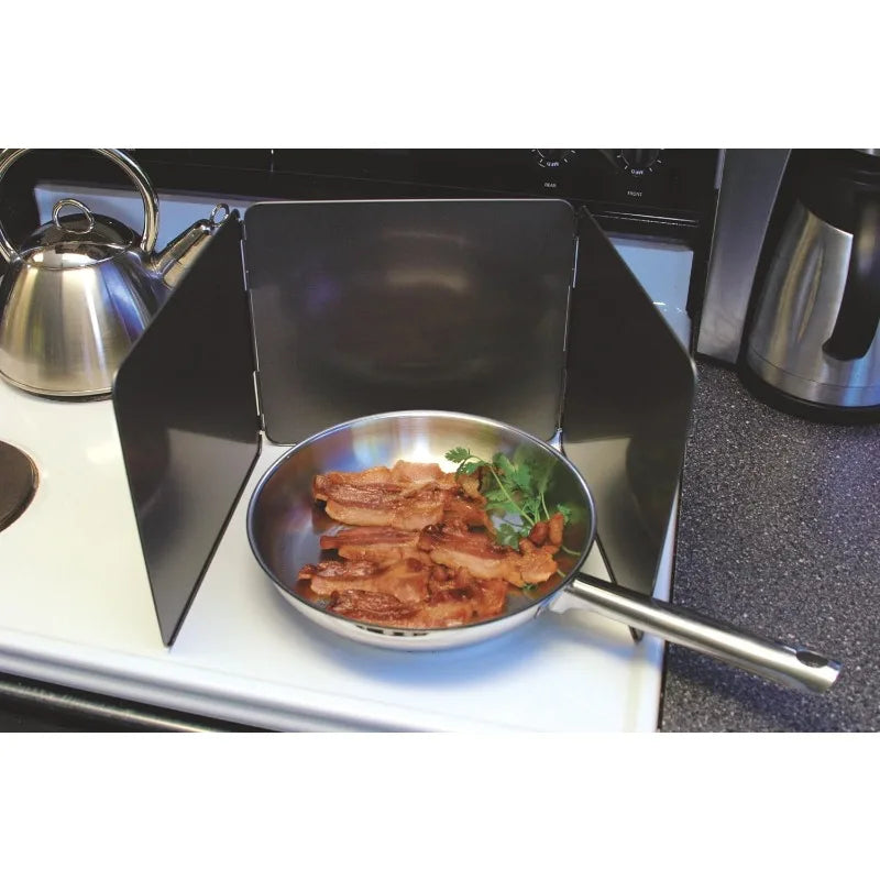 Norpro 2063 Nonstick 3 Sided Splatter Guard 10in x 9in - Cheerful Home Finds