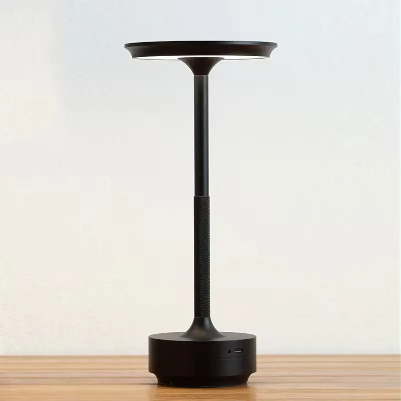 Wierless Simple Charging LED Desk Lamp Retro Portable USB - Cheerful Home Finds