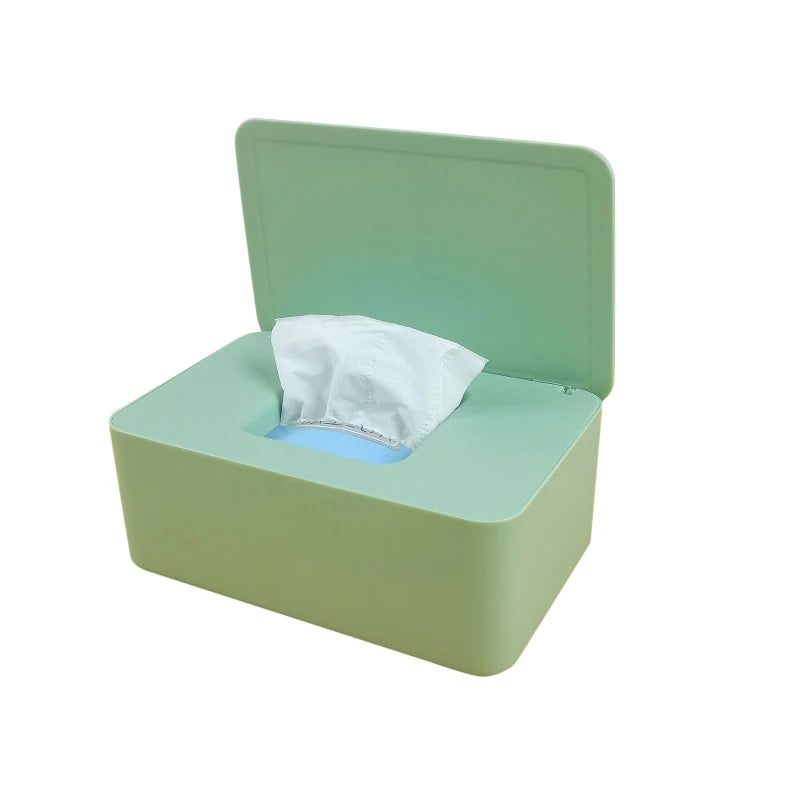 New Plastic Tissue Box Wet Tissue Holder Cover Home Organizer - Cheerful Home Finds