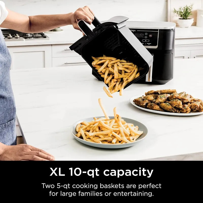 Ninja DZ201 Foodi 8 Quart 6-in-1 DualZone Air Fryer - Cheerful Home Finds
