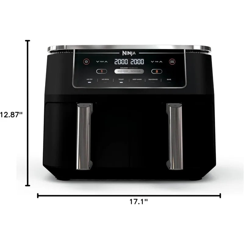 Ninja DZ201 Foodi 8 Quart 6-in-1 DualZone Air Fryer - Cheerful Home Finds