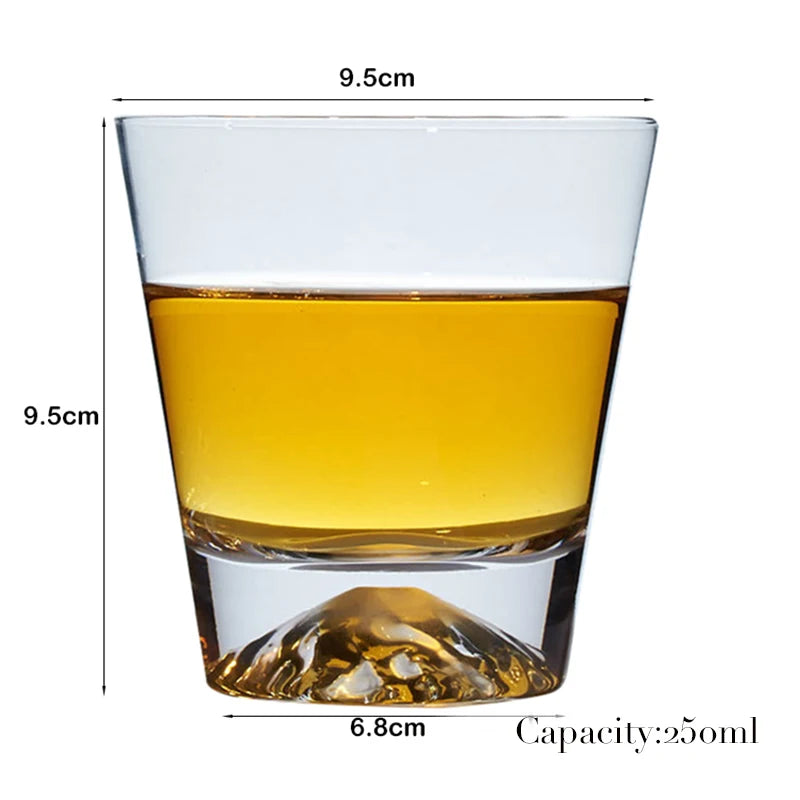 1PCS Whiskey Glass, Old Fashioned Rocks Glasses Tumblers - Cheerful Home Finds