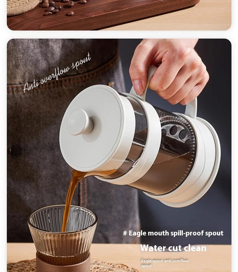 GIANXI Hand Press Coffee Maker Multi-Function Brewing Pot - Cheerful Home Finds